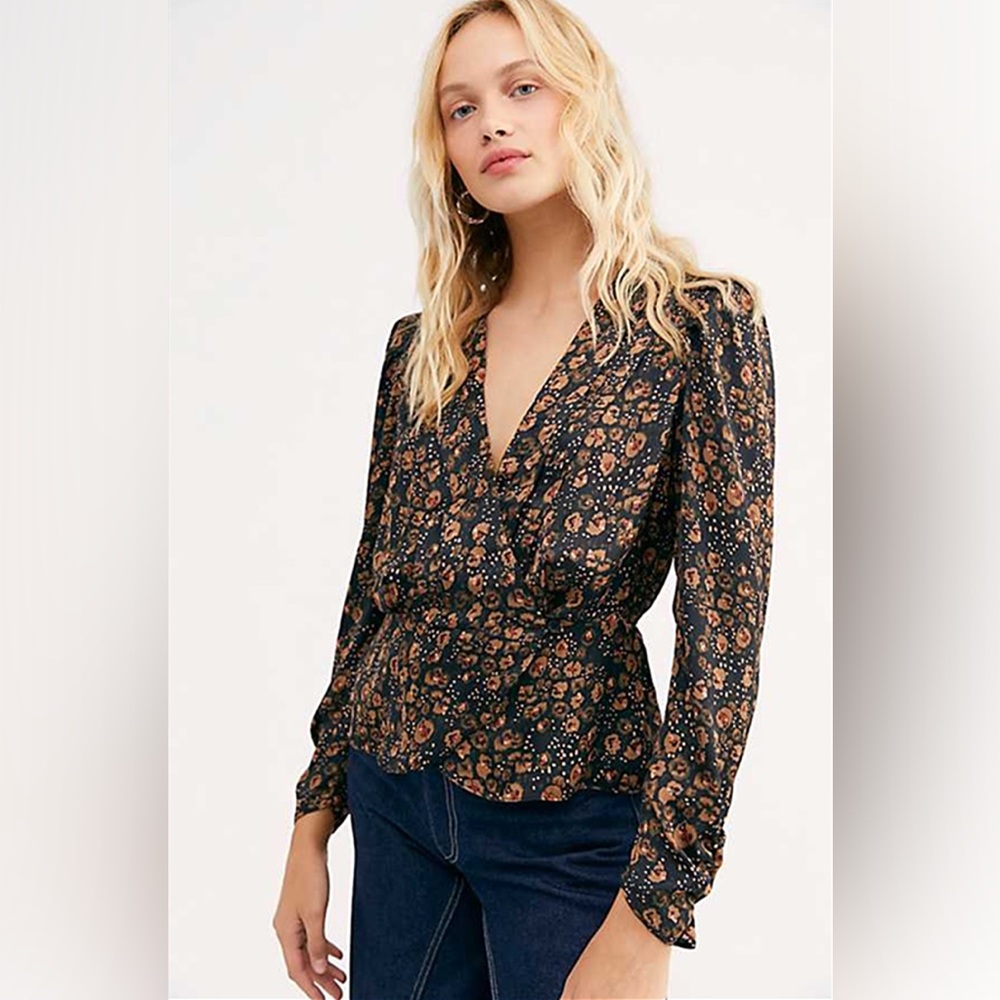 Free People A Night With You Blouse